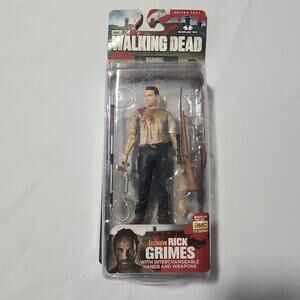 The Walking Dead Rick Grimes Bloody Shirt McFarlane Toys Action Figure